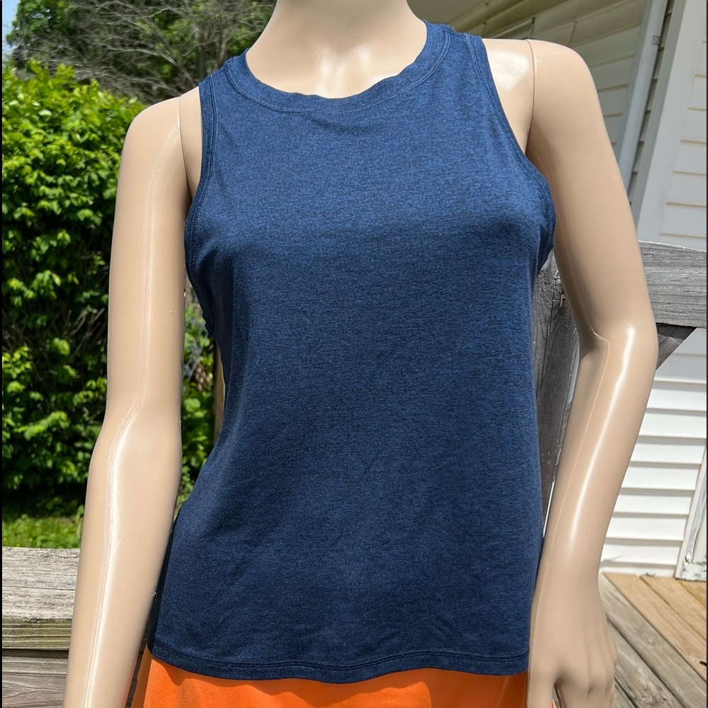 - Athleta XS Navy High Neck Fitness Tank! EUC!